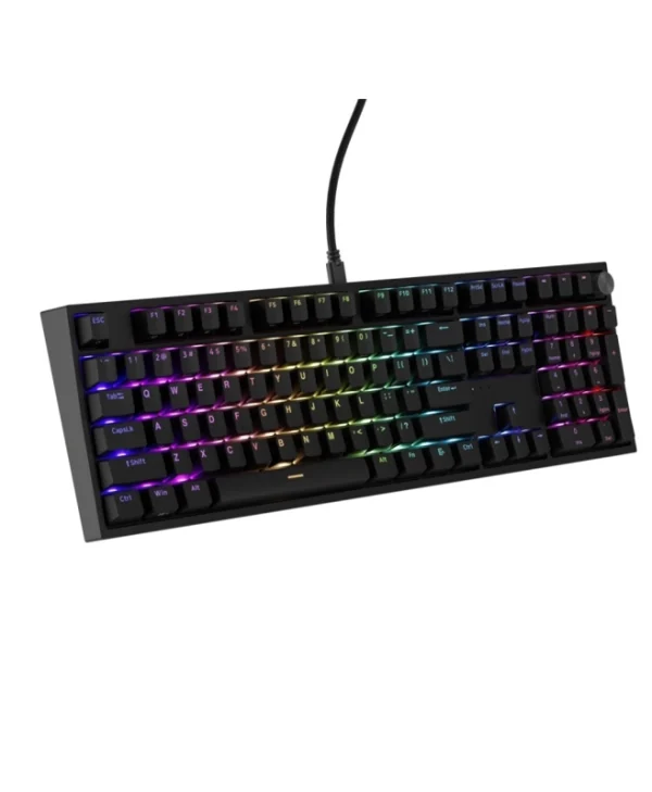 Genesis Thor 404 RGB Wired Mechanical Gaming Keyboard Gateron Yellow Pro Switches Black NKG-2297