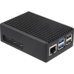 Inter-Tech ODS-739 Raspberry Pi 5 Elegant Aluminium Case Only Black