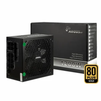 Inter-Tech Argus HA-1200BA4 1200W Fully Modular ATX 3.1 80+ Gold Black 88882236