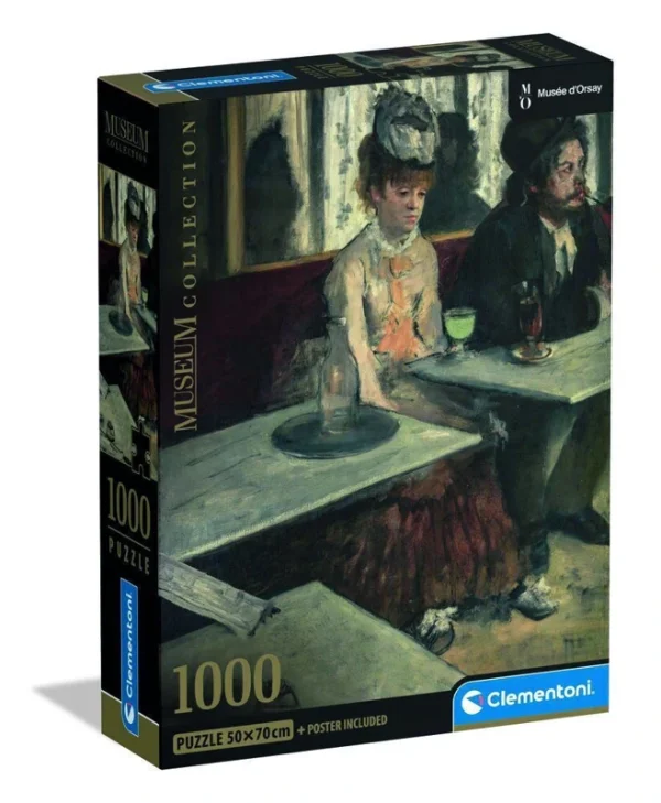 Clementoni Puzzle Museum Collection, Degas: Dans un Cafe 1000pcs 8005125399741