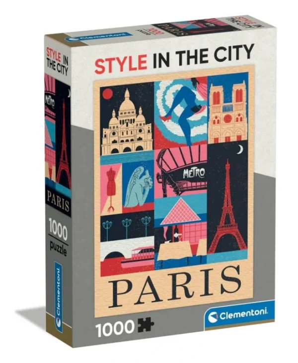 Clementoni Puzzle Style in the City Collection, Paris 1000pcs 8005125398430