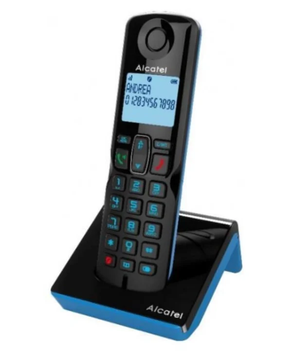 Alcatel S280 Solo Ασύρματο Τηλέφωνο Blue 3700601425383