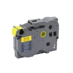 Mediarange MRBTZFX641 Ετικέτες Γενικής Χρήσης για Brother TZ-FX641/TZe-FX641 18mm, 8m, Laminated and Permanent Adhesive, Flexible, Black on Yellow - Image 2