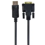 Gembird Cable DisplayPort Male to DVI-D Male 3m Black CC-DPM-DVIM-3M
