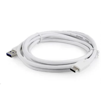Gembird Cable USB-A Male to USB-C Male 1m White CCP-USB3-AMCM-1M-W