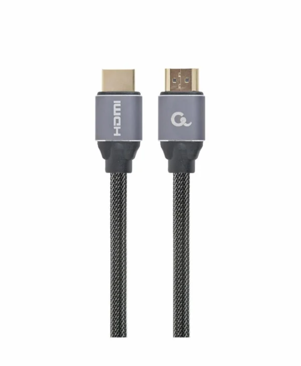 Gembird Braided Cable HDMI Male 1.4  to HDMI Male 1.4 2m Black CCBP-HDMI-2M