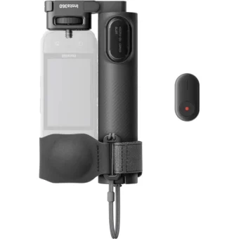 Insta360 CINSEAVE Foldable 2-in-1 Selfie Stick Remote Kit 1/4" Mount Mini Remote Control 6977644761366