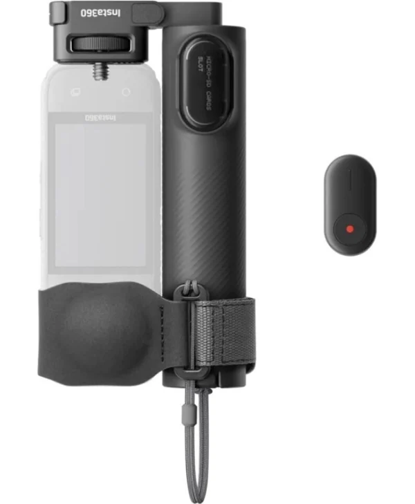 Insta360 CINSEAVE Foldable 2-in-1 Selfie Stick Remote Kit 1/4" Mount Mini Remote Control 6977644761366