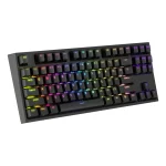 Genesis Thor 404 TKL RGB Wired Mechanical Gaming Keyboard Gateron Yellow Pro US Layout Black NKG-2069