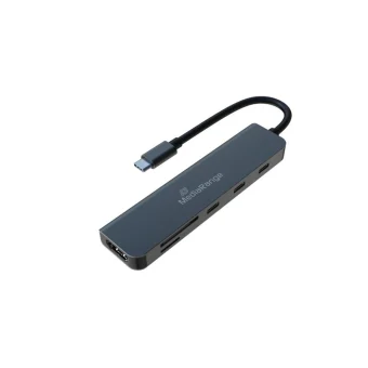 MediaRange 6in1 Docking Station Silver MRCS519