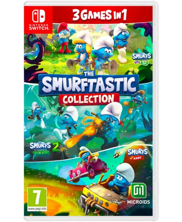 The Smurftastic Collection (2 games CIAB + 1 game in cartridge)  - Nintendo Switch