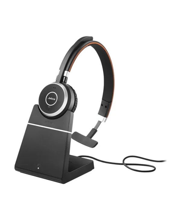Jabra Evolve 65 SE UC Mono Bluetooth Headset with Charging Station 6593-833-499