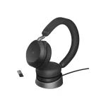 Jabra Evolve2 75 Stereo Headset with Charging Station MS Teams Certified Black 27599-999-989
