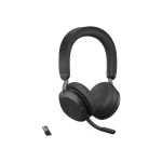 Jabra Evolve2 75 Stereo Headset with Charging Station MS Teams Certified Black 27599-999-989 - Image 2