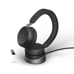 Jabra Evolve2 75 Stereo Headset with Charging Station MS Teams Certified Black 27599-999-989 - Image 8
