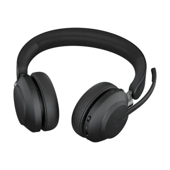 Jabra Evolve2 65 UC Stereo Headset USB-A with Charging Station Black 26599-989-989)