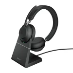 Jabra Evolve2 65 UC Stereo Headset USB-A with Charging Station Black 26599-989-989) - Image 12