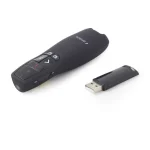 Gembird Wireless Presenter with Laser Pointer Black WP-L-12