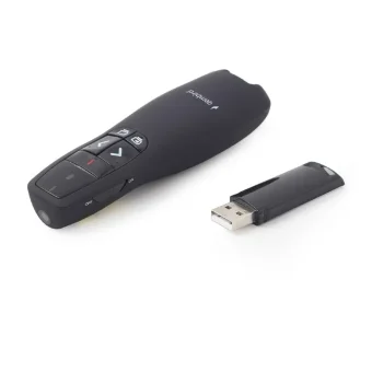 Gembird Wireless Presenter with Laser Pointer Black WP-L-12