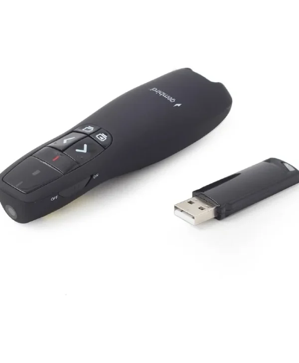Gembird Wireless Presenter with Laser Pointer Black WP-L-12