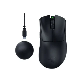 Razer DeathAdder V4 Pro Wireless and Wired Gaming Mouse Black RZ01-05330100-R3G1