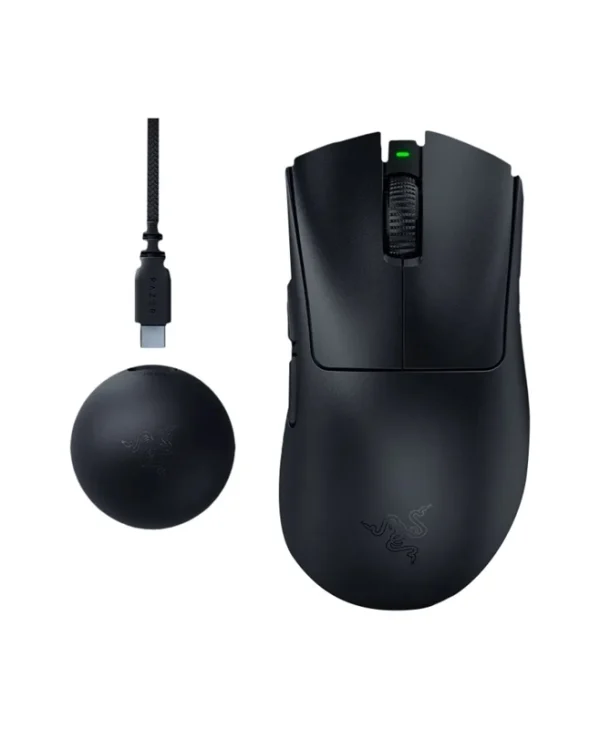 Razer DeathAdder V4 Pro Wireless and Wired Gaming Mouse Black RZ01-05330100-R3G1