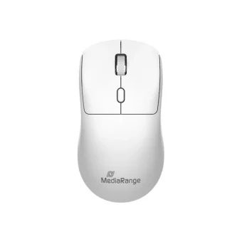 MediaRange Wireless 4-Button Optical Mouse White MROS257