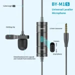 Boya Wired Professional Lavalier Lapel Microphone Omnidirectional Condenser Mic for iphone/Android/DSLR/VideoCamera BY-M1S - Image 4