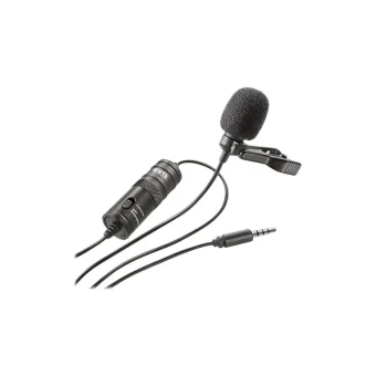 Boya  Wired Universal Lavalier Microphone 3.5mm 6m for Android/DSLR/VideoCamera BY-M1