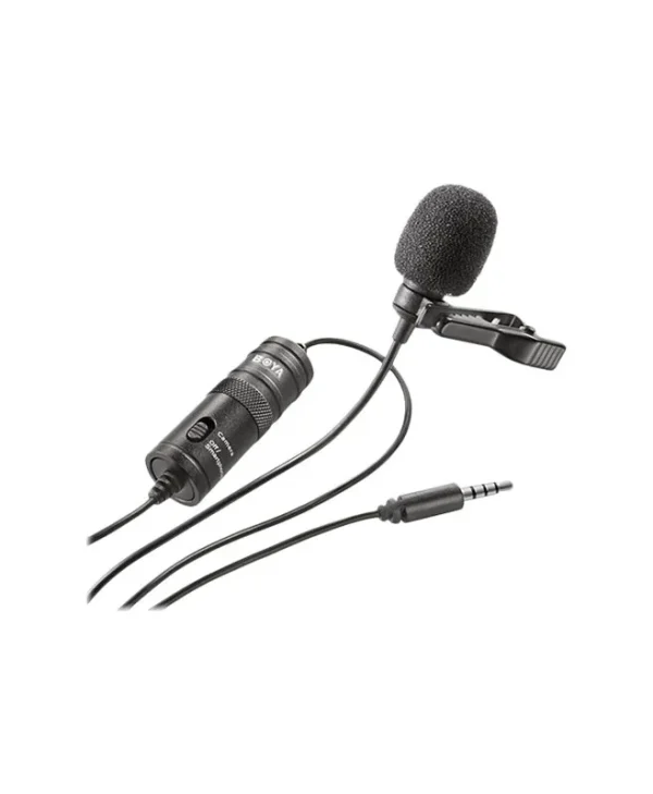 Boya  Wired Universal Lavalier Microphone 3.5mm 6m for Android/DSLR/VideoCamera BY-M1
