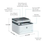 HP LaserJet Pro 3102fdn Mono Laser MFP 3G629F - Image 8