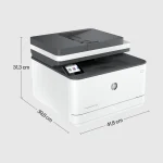 HP LaserJet Pro 3102fdn Mono Laser MFP 3G629F - Image 10