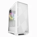 Sharkoon VS8 RGB Midi Tower Tempered Glass White 4044951039098