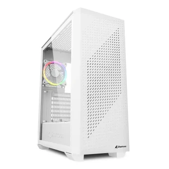 Sharkoon VS9 RGB Midi Tower Tempered Glass White 4044951039128