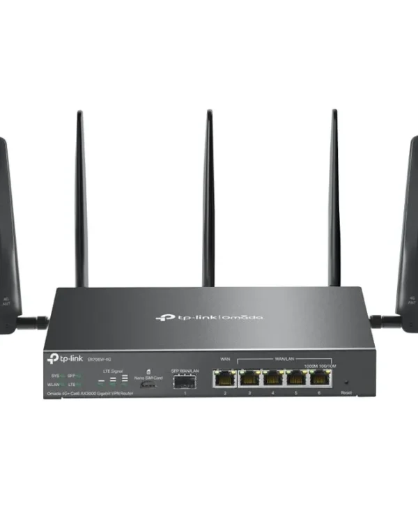 TP-Link Omada 4G+ Cat6 AX3000 Gigabit VPN Router ER706W-4G
