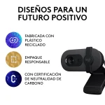 Logitech Brio 100 Webcam FHD USB-A Graphite 960-001585 - Image 12