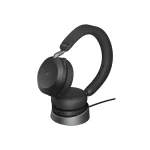 Jabra Evolve2 75 USB-C Microsoft Teams Certified with Charging Station Black 27599-999-889