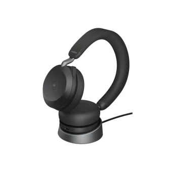 Jabra Evolve2 75 USB-C Microsoft Teams Certified with Charging Station Black 27599-999-889