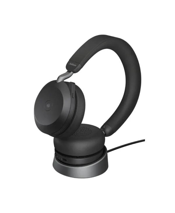 Jabra Evolve2 75 USB-C Microsoft Teams Certified with Charging Station Black 27599-999-889