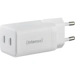Intenso Power Adapter Charger GaN 2x USB-C 40W White 7804012