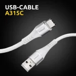 Intenso USB Cable USB-A Male to USB-C Male 1.5m White 7901102 - Image 2