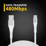 Intenso USB Cable USB-A Male to USB-C Male 1.5m White 7901102 - Image 5