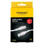 Intenso USB Cable USB-A Male to USB-C Male 1.5m White 7901102 - Image 6