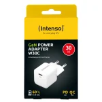 Intenso W30C Power Adapter Charger GaN 1xUSB‑C 30W White 7803022 - Image 2