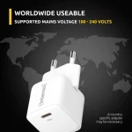 Intenso W30C Power Adapter Charger GaN 1xUSB‑C 30W White 7803022 - Image 7