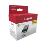 Canon CLI-521 Ink Cartridge CMY Multipack 2934B015) - Image 2