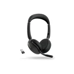Jabra Evolve2 65 Flex USB-A Microsoft Teams Certified with Wireless Charging Pad Black 26699-999-989 - Image 5