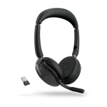 Jabra Evolve2 65 Flex USB-A Microsoft Teams Certified with Wireless Charging Pad Black 26699-999-989 - Image 7