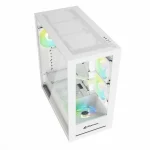 Sharkoon Rebel C60 RGB Midi Tower Tempered Glass White 4044951040049 - Image 3