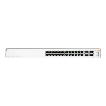HPE Aruba Instant On 1930 Gigabit Managed Smart Switch PoE+ 24x10/​100/​1000 4x10GB SFP+, 195W PoE+ Rack Mountable JL683B